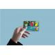 Autocollant Stranger Things numéro 1 carte bleue carte bancaire CB adhésif sticker