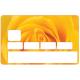 Autocollant Rose2 numéro 135 carte bleue carte bancaire CB adhésif sticker logo 135