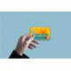 Autocollant Stranger Things numéro 1 carte bleue carte bancaire CB adhésif sticker