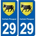 29 Carhaix-Plouguer blason autocollant plaque stickers ville