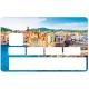 Autocollant Saint Tropez2 numéro 137 carte bleue carte bancaire CB adhésif sticker logo 137