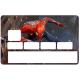 Autocollant Spider man2 numéro 141 carte bleue carte bancaire CB adhésif sticker logo 141