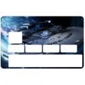 Autocollant Stranger Things numéro 1 carte bleue carte bancaire CB adhésif sticker