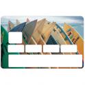 Autocollant Surfing numéro 147 carte bleue carte bancaire CB adhésif sticker logo 147