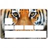 Autocollant Tigre numéro 150 carte bleue carte bancaire CB adhésif sticker logo 150