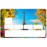 Autocollant Tour Eiffel numéro 152 carte bleue carte bancaire CB adhésif sticker logo 152