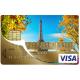 Autocollant Tour Eiffel numéro 152 carte bleue carte bancaire CB adhésif sticker logo 152