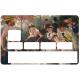 Autocollant The canoeists of Renoir numéro 158 carte bleue carte bancaire CB adhésif sticker logo 158