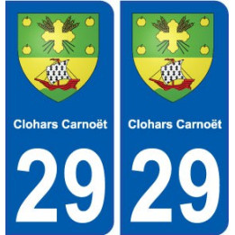 29 Clohars-Carnoët blason autocollant plaque stickers ville