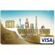 Autocollant Voyager numéro 166 carte bleue carte bancaire CB adhésif sticker logo 166