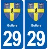 29 Guilers blason autocollant plaque stickers ville