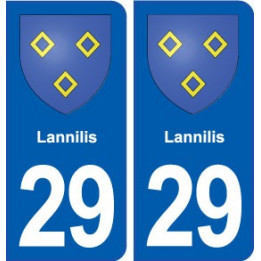 29 Lannilis blason autocollant plaque stickers ville