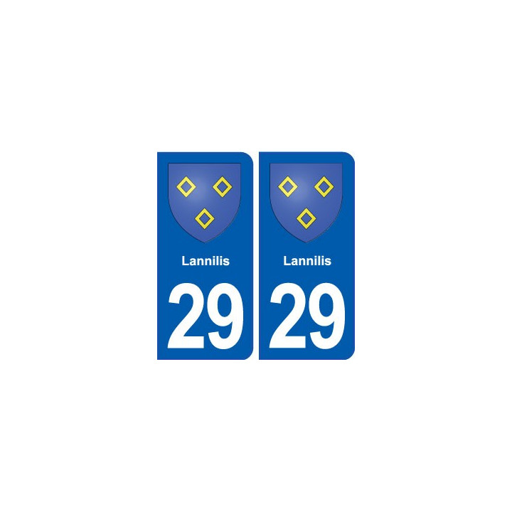 29 Lannilis blason autocollant plaque stickers ville