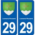29 Locmaria Plouzané blason autocollant plaque stickers ville