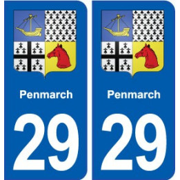 29 Penmarch blason autocollant plaque stickers ville