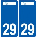 29 Penmarch logo autocollant plaque stickers ville