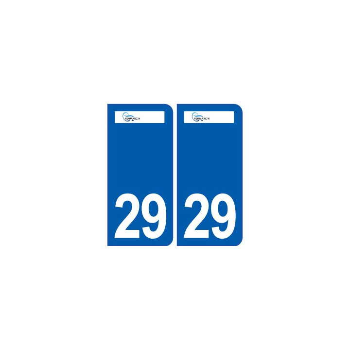 29 Penmarch logo autocollant plaque stickers ville