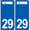 29 Penmarch logo autocollant plaque stickers ville