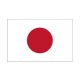 Autocollant Drapeau Japan Japon sticker