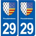 29 Ploudalmézeau blason autocollant plaque stickers ville