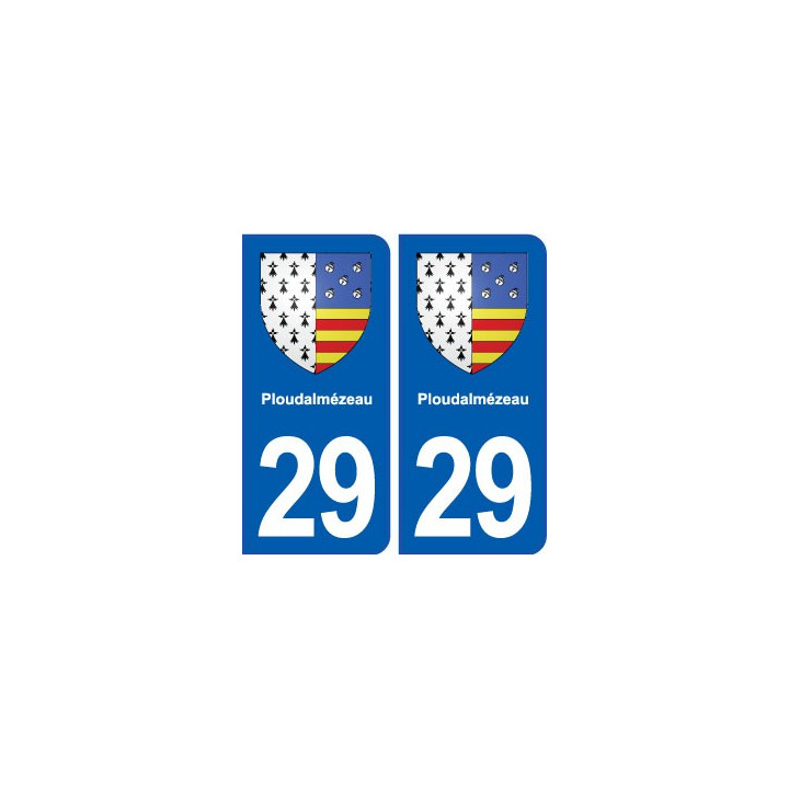 29 Ploudalmézeau blason autocollant plaque stickers ville