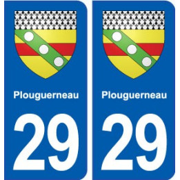 29 Plouguerneau blason autocollant plaque stickers ville