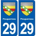 29 Plouguerneau blason autocollant plaque stickers ville