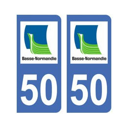 50 manche autocollant plaque