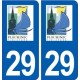 29 Plouhinec logo aufkleber typenschild aufkleber stadt