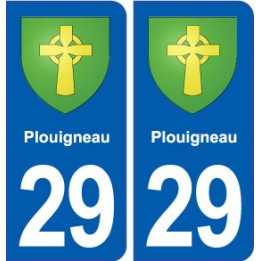 29 Plouigneau blason autocollant plaque stickers ville