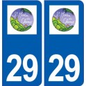 29 Saint Martin des Champs logo autocollant plaque stickers ville
