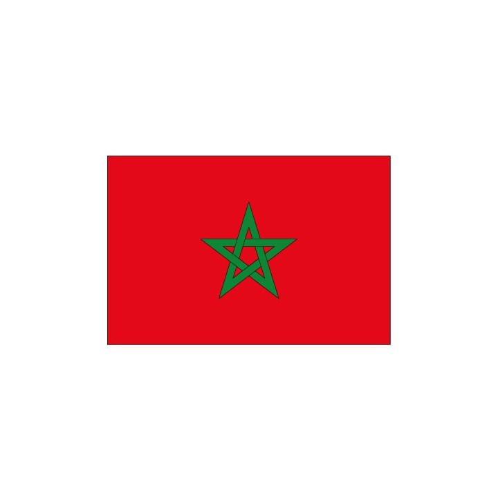 Autocollant Drapeau Morocco Maroc sticker
