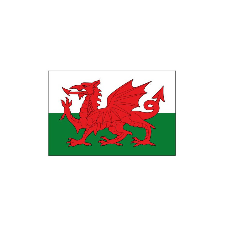 Autocollant Drapeau Wales Pays de galle sticker