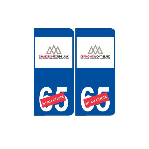 Ski france alpes Chamonix autocollant plaque sticker département au choix