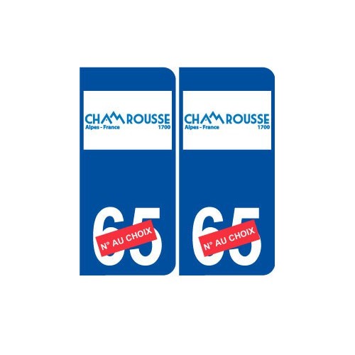 Ski france alpes Chamonix autocollant plaque sticker département au choix