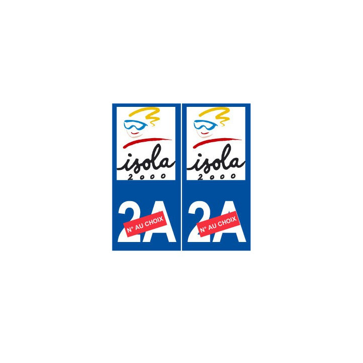 Ski france alpes isola autocollant plaque sticker département au choix