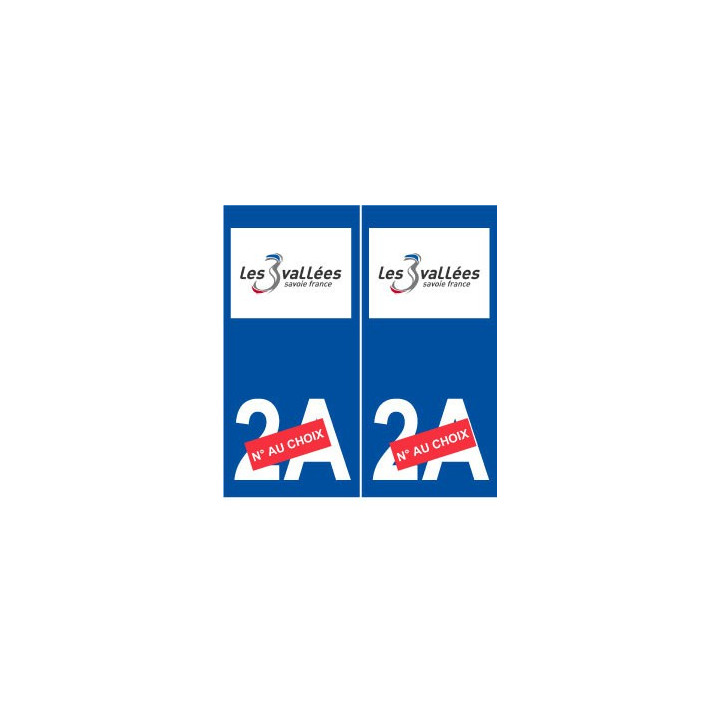 Ski france alpes les trois vallées autocollant plaque sticker département au choix