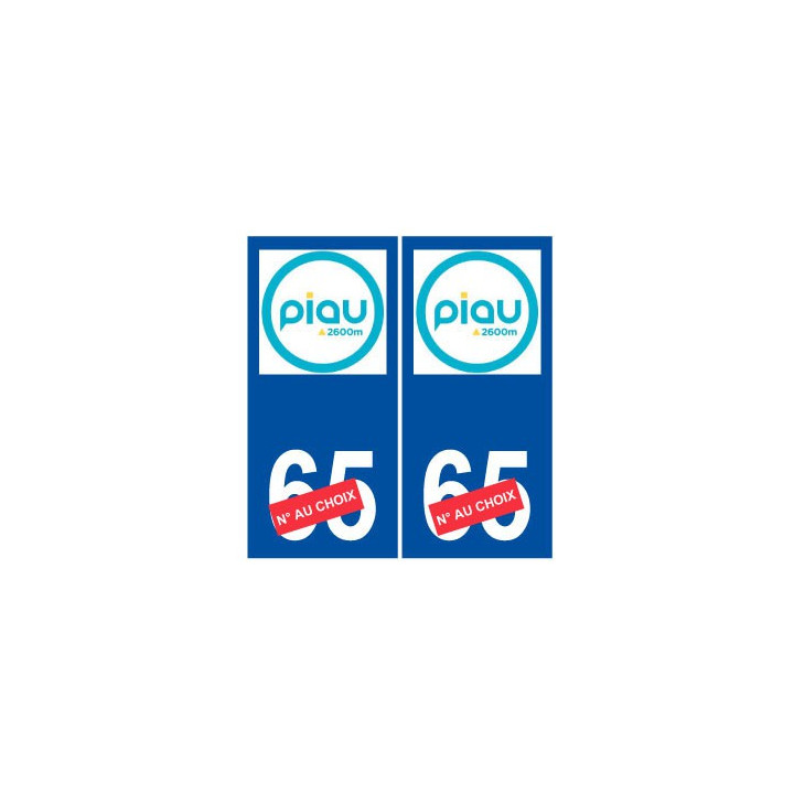 Ski france pyrénées piau engaly autocollant plaque sticker département au choix