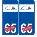 Ski allemagne Oberammergau autocollant plaque sticker département au choix