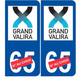 Ski Andorre grand valira autocollant plaque sticker département au choix