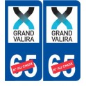 Ski Andorre grand valira autocollant plaque sticker département au choix