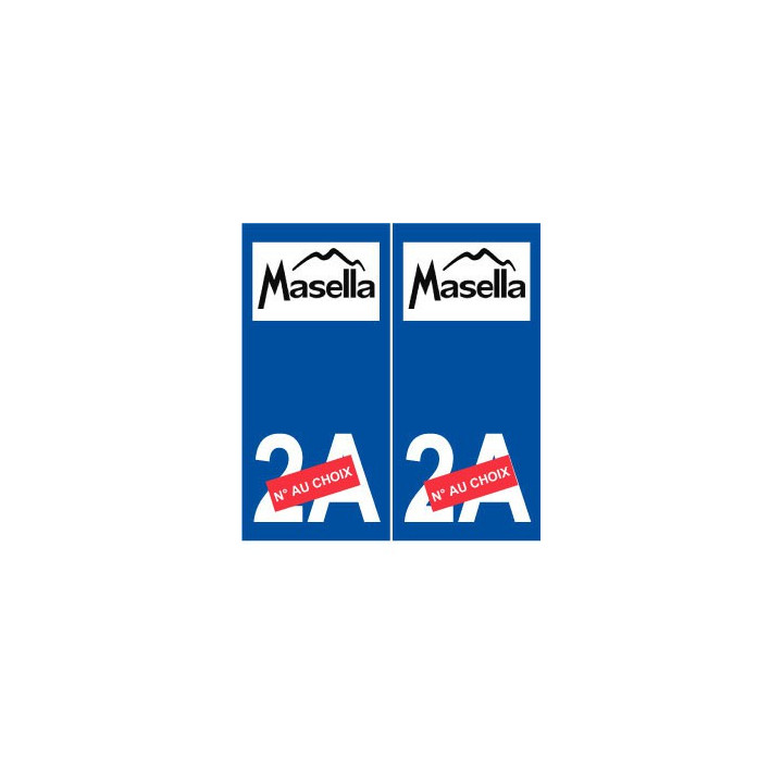 Ski espagne massella autocollant plaque sticker département au choix