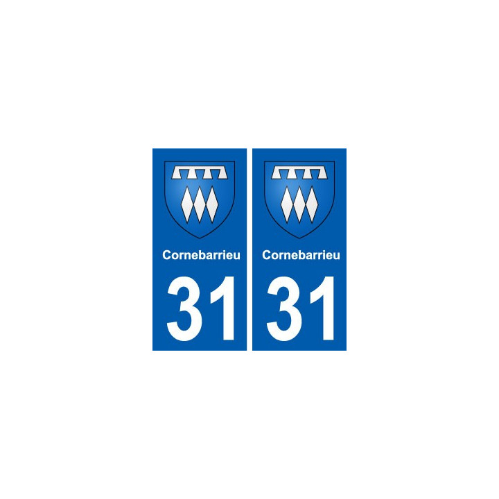 31 Colomiers blason ville autocollant plaque stickers