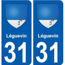 31 Léguevin blason ville autocollant plaque stickers