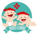 Autocollant Bébé à bord baby 5 basque stickers adhésif