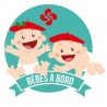 Autocollant Bébé à bord baby 5 basque stickers adhésif