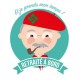 Autocollant retraité à bord basque stickers adhésif