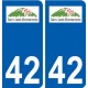 42 Saint-Jean-Bonnefonds logo ville autocollant plaque stickers
