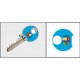 Sticker Key Biarritz adhesive round sticker