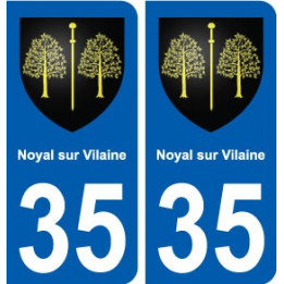 35 Noyal-sur-Vilaine blason autocollant plaque stickers ville